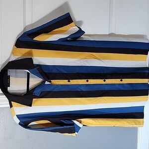 Men striped shirt Large